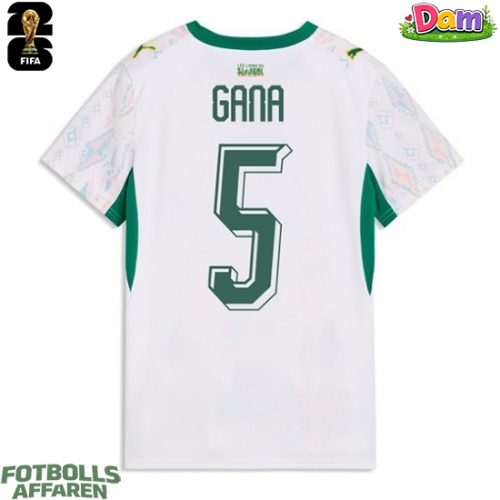 Senegal Idrissa Gueye #5 Hemmatröja Kvinnor VM 2026 Kortärmad